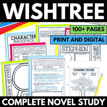 Preview of Wishtree by Katherine Applegate - Wishtree Novel Study Questions - Activities
