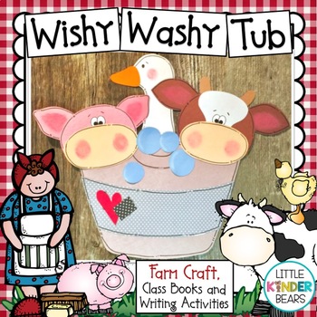 Preview of Wishy Washy Tub Farm Craft and Class Books