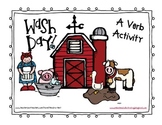 Wishy Washy Verbs {fill in the blank verb activity book}