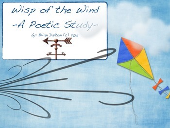 Preview of A Poetry Study for Children: Wisp of the Wind