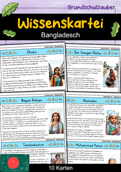 Preview of Wissenskartei - Bangladesch (German)