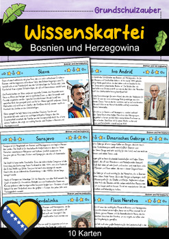 Preview of Wissenskartei - Bosnien und Herzegowina (German)