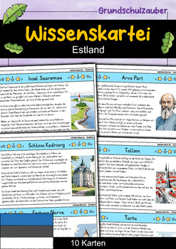 Preview of Wissenskartei - Estland (German)