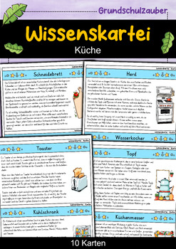 Preview of Wissenskartei - Küche (German)