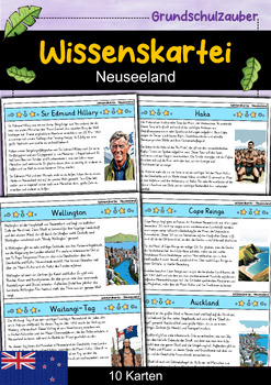 Preview of Wissenskartei - Neuseeland (German)