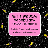 Wit & Widsom 3rd Grade Vocabulary Study: Module 0