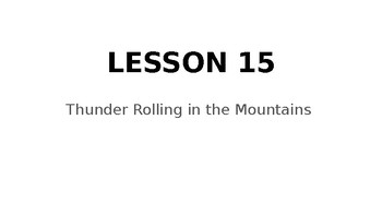 Preview of Wit & Wisdom 5th Grade Module 1, Lesson 15