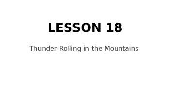 Preview of Wit & Wisdom 5th Grade Module 1, Lesson 18