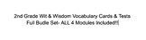 Wit&Wisdom ALL Module Vocab BUNDLE(Grade 2) Full Set of In