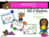 Wit & Wisdom Grade 3 Module 4 Focus Wall and Vocabulary Ca