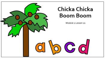 Wit & Wisdom Module 1 Lesson 21 (Chicka Chicka Boom Boom) PPT | TPT