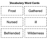 Wit & Wisdom Module 2 (Grade 2) Vocab Cards and Test-Both 