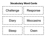 Wit & Wisdom Module 2 (Grade 2) Vocab Cards and Test- Jour