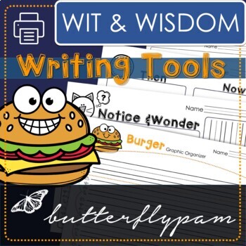 Preview of Wit & Wisdom Writing Bundle | K-1 Writing Tools | Graphic Organizers