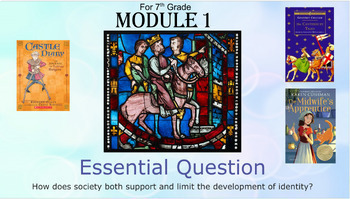 Preview of Wit and Wisdom ELA Grade 7 Module 1 - Slides & More Identity in the Middle Ages