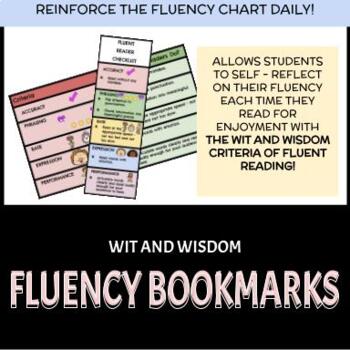 Preview of Wit and Wisdom Fluency Anchor Chart Bookmarks