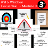 Wit and Wisdom Focus Wall | Goals and Questions | Grade 3 