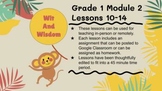 Wit and Wisdom Grade 1 Module 2 Lessons 10 - 14