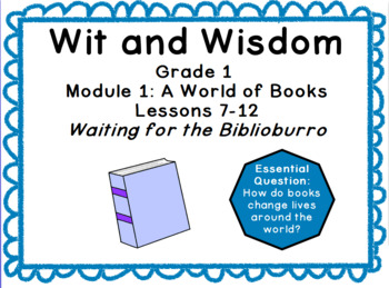 Preview of Wit and Wisdom Grade 1: Waiting for the Biblioburro