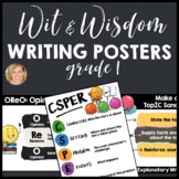 Wit and Wisdom Grade 1 Writing Posters