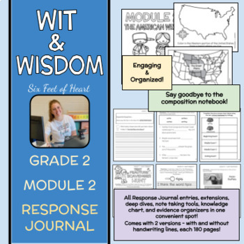 Preview of Wit and Wisdom Grade 2 Module 2 Response Journal