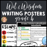 Wit and Wisdom Grade 4 Writing Posters