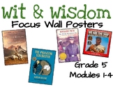 Wit and Wisdom Grade 5 Focus Wall Posters **Bundle**