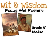 Wit and Wisdom Grade 5 Module 1 Focus Wall Posters