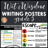 Wit and Wisdom Grade 5 Writing Posters