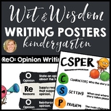 Wit and Wisdom Kindergarten Writing Posters