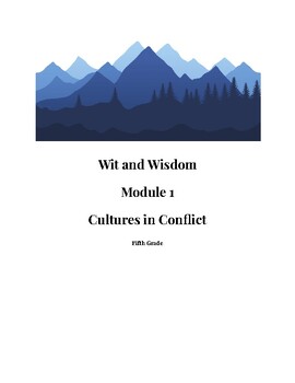 Preview of Wit and Wisdom Module 1 Grade 5 Pacing Guide Lesson Planning