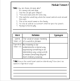 W&W Module 1 Notes - Grade 4