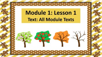 Preview of Wit and Wisdom Slideshow (2nd Grade, Module 1, Lesson 1-3 Bundle)