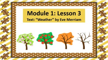 Preview of Wit and Wisdom Slideshow (2nd Grade, Module 1, Lesson 3)