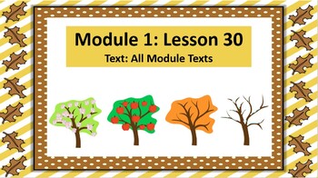 Preview of Wit and Wisdom Slideshow (2nd Grade, Module 1, Lessons 30-32)