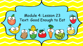 Preview of Wit and Wisdom Slideshow (2nd Grade, Module 4, Lesson 23)