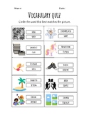 Wit and Wisdom Third Grade Mod 1 Vocab Quiz