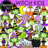 Witch Clipart Kids {Halloween Clipart}