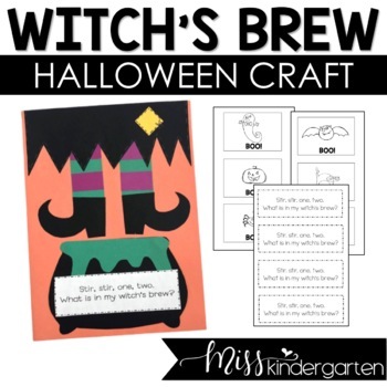 Preview of Halloween Craft Witch Legs Craftivity & Rhyming Activities
