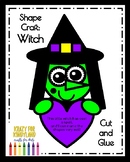 Witch Craft, Shape Activity for Halloween / Trick-or-Treat