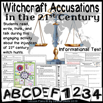 Preview of Witch Hunts in the 21st Century: Read, Write, Think, Move, Talk Nonfiction Text