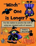 Witch One is Longer - Halloween Non-Standard Measurement