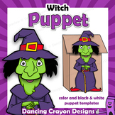 Movable Arms & Mouth Folkmanis 2984 Halloween Witch Puppet w/ Green Face 