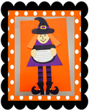 Witch craft writing activity Halloween