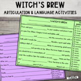 Witch's Brew Articulation and Language Activities