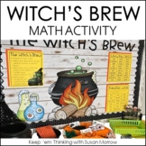 Witch's Brew - a Halloween Math and Writing Activity FREEBIE!