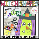 Witch shape craft | Halloween shape craft | Fall shape craft