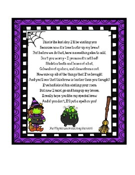 Witches Brew: An Editable Halloween activity by Super Fun Times in