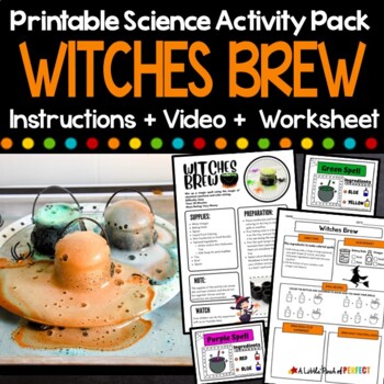 Preview of Witches Brew HALLOWEEN SCIENCE Experiment Activity Pack