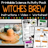 Witches Brew HALLOWEEN SCIENCE Experiment Activity Pack